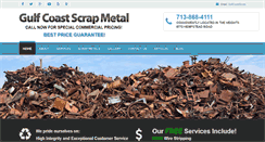 Desktop Screenshot of gulfcoastscrapmetal.com
