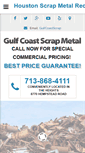 Mobile Screenshot of gulfcoastscrapmetal.com